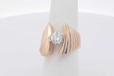 0.60ctw Diamond Ring In 14k Yellow Gold 9.1 Grams Size 5.75 Eb0725ezxsa