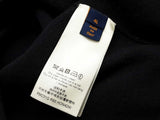 Louis Vuitton Black Blue Monogram Wool Cashmere Mix Sweater Size 4l Do0126wxzde