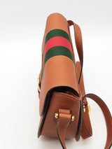 Gucci Leather Web Stripe Crossbody Bag Eb1026pxzde