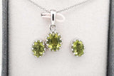 Set Of 5 Gemstone Ensemble Sets In Sterling Silver Eb0925crsa