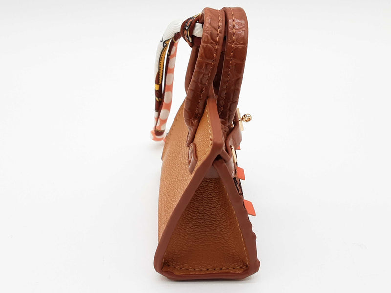 Brown Building Mini Bag Charm Do0725ede