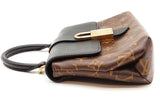 Louis Vuitton Locky Bb Monogram & Black Leather Top Handle Bag Eb0426cxzde
