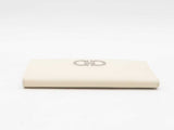 Salvatore Ferragamo Gancini Flap Wallet White Aa0425crsa
