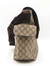 Gucci Large Diaper Changing Bag In Gg Supreme Coated Canvas Fw0126wzxdu