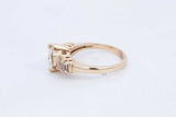 Diamond Ring In 14k Yellow Gold 3.2 Grams Size 5.5 Eb0724lorsa