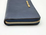 Michael Kors Jet Set Travel Continental Navy Wallet Eb0824oxdu