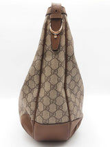 Gucci 309618 Tan Gg Supreme Coated Canvas Hobo Shoulder Bag Do0825lxzde