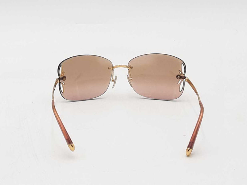 Louis Vuitton Lv Signature Metal Square Sunglasses Gold Aa1025ozxsa