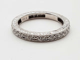 0.31 Cttw Natural Diamonds 14k Wg 3.4g Eternity Ring Size 7.25 Do0426orxde