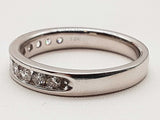 0.55 Cttw Natural Diamonds 14k White Gold 3.9g Ring Size 7 Do0226wlrde