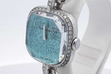 Tiffany & Co. Hardwear Diamond Bezel Sterling Silver & Steel Watch Eb0626lrxzsa