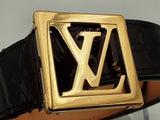 Louis Vuitton Frame Monogram Vernis Patent Leather Belt Fw0125lxzsa