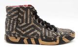 Gucci Gg Caleido Canvas Hi Top Sneakers Size 8 Eb0626rxde