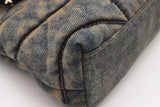 Yves Saint Laurent Denim Quilted Puffer Toy Bag Eb0626cxzsa