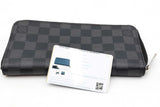 Louis Vuitton Damier Graphite Zippy Vertical Wallet Eb1125lexdu