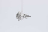0.5cttw Diamond Stud Screwback Earrings In 14k White Gold 2 Grams Eb0826wxzsa