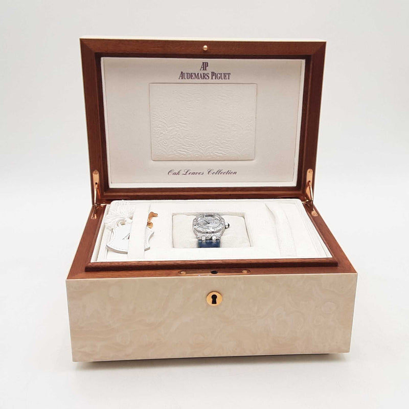Audemars Piguet Royal Oak 18k White Gold Quartz Diamond Watch Sd0125oerzxsa