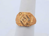 22k Yellow Gold Ring 4.9 Grams Size 6.5 Eb0926ixzde