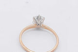 0.75ctw Diamond Ring In 14k Yellow Gold 1.7 Grams Size 6.5 Eb0226sxzsa