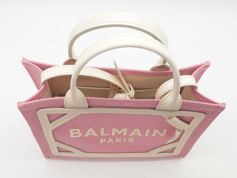 Balmain B Army Pink Small Shopper Tote Bag Sd0925crzde