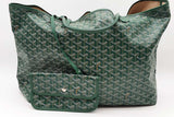 Goyard Saint Louis Green Goyardine Canvas Tote Bag Eb1026crxde