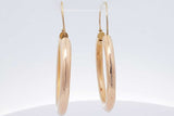 14k Yellow Gold Hoop Earrings 5.9 Grams Eb0326wrxsa