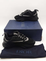 Dior B22 Black Mesh & Leather Sneakers Size 40 Eb0226oxzsa