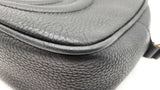 Gucci Soho Disco Crossbody Bag In Black Pebbled Leather Fw1125wxzdu