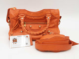 Balenciaga Tangerine Agneau Mini City Handbag Sd0925wzxsa