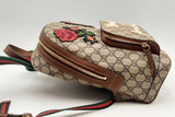 Gucci Gg Supreme Monogram Web Blind For Love Embroidered Backpack Eb0125cxzsa