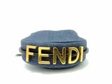 Fendi Nano Fendigraphy Denim X Leather Handbag Mk0826ssrmia