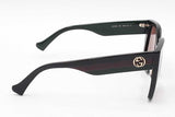 Gucci Gg1300s Square Sunglasses In Havana Tortoise With Web Stripe Eb1125oxzdu