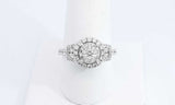 14k White Gold 0.87ctw Diamond Ring Size 8.75, 4.2 Grams Eb0424wxzdu