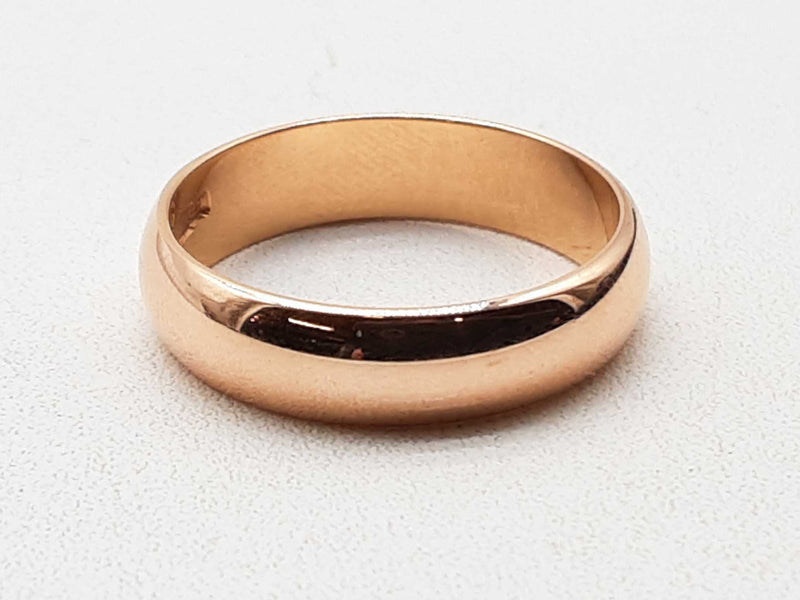 14k Rose Gold 5.8g Band Ring Size 9.75 Do1224oxzde