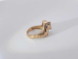 .50ctw Diamond 14k Yellow Gold 3.5 Grams Ring Size 4.5 Sd0625pzxsa