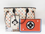 Louis Vuitton Limited Edition Neverfull Mm In Game On Monogram Coated Canvas Fw0626ecrdu