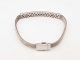.55ctw Diamonds 18k White Gold 11.6 Grams Bracelet 6 Inch Sd0225ezxsa