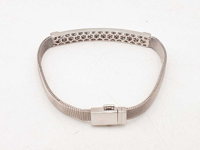 .55ctw Diamonds 18k White Gold 11.6 Grams Bracelet 6 Inch Sd0225ezxsa