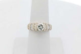 1.12cttw Diamond Ring In 14k Yellow Gold 4.9 Grams Size 6.25 Eb1026eprsa
