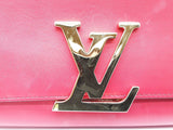 Louis Vuitton Louise Red Leather Chain Shoulder Bag Do0726cxzde