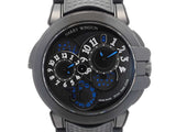 Harry Winston Ocean Diver Dual Time Black Zalium Edition 44mm Watch Fw1025crxzdu