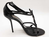 Saint Laurent Ysl Cassandra Black Patent Leather Heels Size Eu 36.5 Do0826lrxde