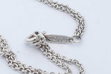 Tiffany & Co. Sterling Silver Infinity Pendant Necklace 7.6g 15.5 In Eb0926lxzde