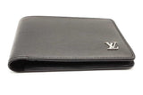 Louis Vuitton Black Taiga Leather Multiple Wallet Eb0526oxzsa