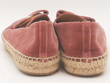 Salvatore Ferragamo Velvet Espadrilles Pink Size 5.5 Aa0126lzxsa