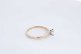 0.26ctw Princess Cut Diamond 14k Yellow Gold Ring 1.8 Grams Size 7 Eb0526opxdu