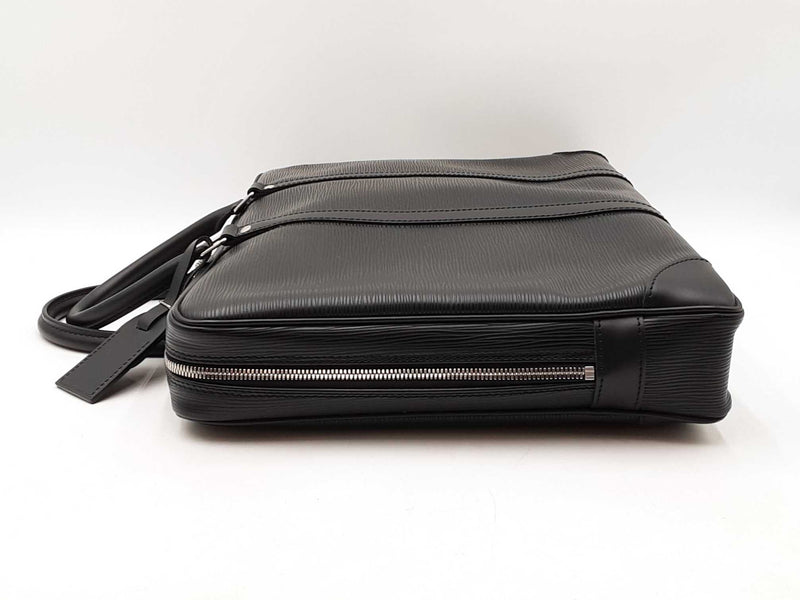 Louis Vuitton Porte Documents Voyage In Black Epi Leather Fw1025woxdu