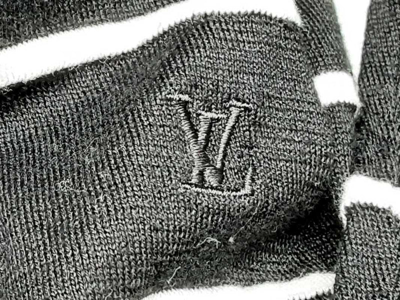 Louis Vuitton Black White Stripe Size Xxl Do0424lrxde