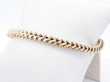 10k Yellow Gold 9.4 Grams Foxtail Bracelet 8 In Aa0926irzsa