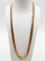 10k Yellow Gold 151.0g Solid Cuban Link Chain Necklace 24 In Do0824wpxzde